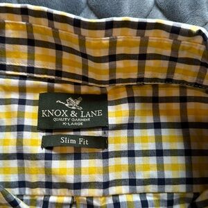 Men’s long sleeved, button-down, extra large slim fit dress shirt